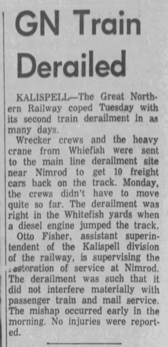 Clipping from The Missoulian